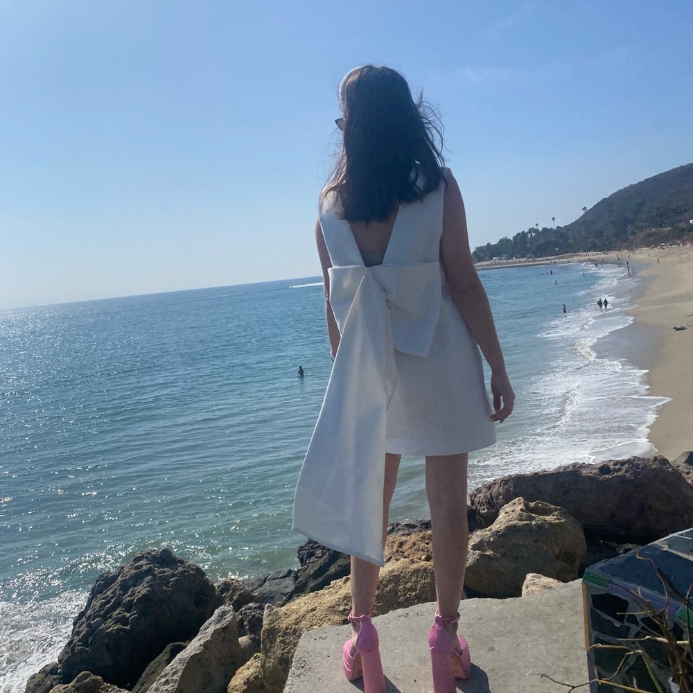 Zara bow waistcoat limited edition